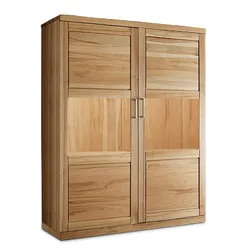 Highboard Bianca Holz Braun Kernbuche