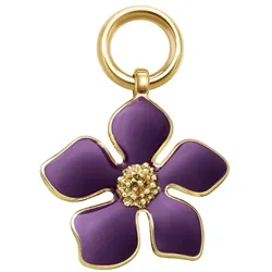Carolina Herrera Charm Make-up Accessoire Purple Flower Rosegold 