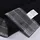 Gardinenbox Milano verdeckte Schlaufen 135 x 235 cm schwarz 2 St.