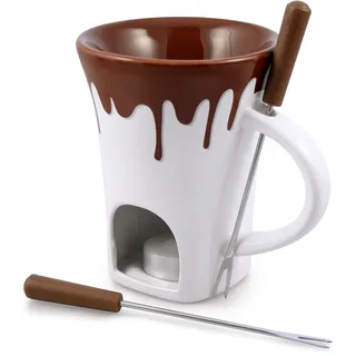 Swissmar Schokoladen-Fondue Becher-Set NOSTALGIA 125 ml