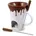 Swissmar Schokoladen-Fondue Becher-Set NOSTALGIA 125 ml