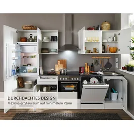 BASIC by Balculina Küchenzeile Jazz 280 cm weiß