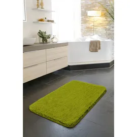 GRUND Badteppich Melange Grün 140 x 80 cm