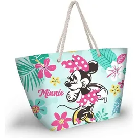 Disney Minnie Maus Tropic-Soleil Strandtasche grün 52 x 37 cm