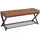 Homcom Schuhbank 112 x 47 x 37 cm gepolstert / Braun