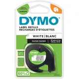 Dymo Etikettenband 12mm x 4m Schwarz auf Weiß