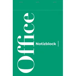 Clairefontaine 10x Notizblock Office A4, 50 Blatt kariert 70g, grüner Deckel - 18351SC