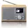 Lenco DAR-017WH - Kompaktes und stilvolles DAB+/FM-Radio mit Bluetooth Tischradio