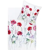 Estella Bettwäsche CHRISTY Mako-Satin (BL 135x200 cm) - weiß - BL 135x200 cm