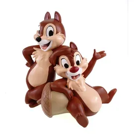 Disney Gartenfigur Chip und Chap 33cm Wetterfest Disney Dekoration Garten und Zuhause | Polyresin Statue | Charmante Figur für Innen und Außen | Offiziell lizenziert | Geschenkidee für Disney-Fans