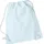37x46cm Turnbeutel Baumwoll-Rucksack Pastel Blue
