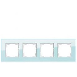 GIRA Abdeckrahmen 4-fach - Esprit (Glas mint)