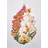 Stickereien Plauen Fensterbild Blumenwiese 22 cm bunt