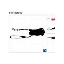 Trixi Schleppleine 15 mtr schwarz