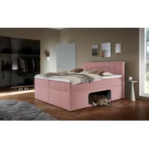 PLACES OF STYLE Boxbett PLACES OF STYLE "Carolin", rosa, B:162cm L:210cm, Komplettbetten, mit Nische inkl. gepolsterter Unterlage für Haustiere