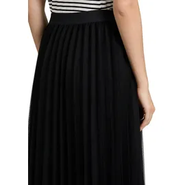 Betty & Co Midirock Damen Plissee Schwarz 42