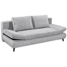 ed exciting design Schlafsofa Polyester 2-Sitzer Hellgrau