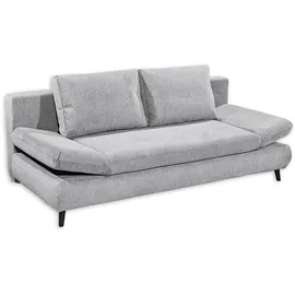 ed exciting design Schlafsofa Polyester 2-Sitzer Hellgrau