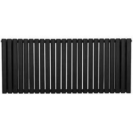 MonsterShop Röhrenheizkörper Oval 600 x 1440 mm schwarz