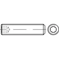 Industrial Quality Supplies ISO 4026 Gewindestifte mit Kegelkuppe &