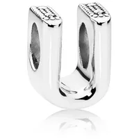 Pandora Buchstabe U Silber 797475