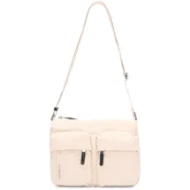 Mandarina Duck Hunter Velvet Umhängetasche Synthetik Beige/White