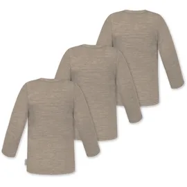 Normani Shirt Taupo beige | braun / dunkelgrün / weiß 62/68
