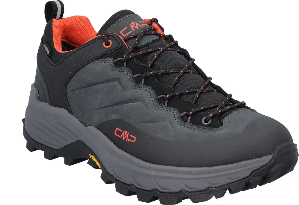CMP Huranus Low WP Antracite-Arancio 42 EU Herren-Trekkingschuh – wasserdicht...