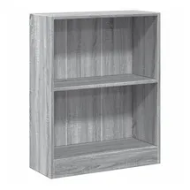 vidaXL Bücherregal 60 x 24 x 76 cm Grau
