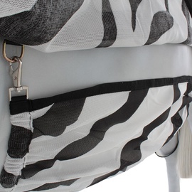 Bucas Buzz-Off Rain Zebra & Neck, 120