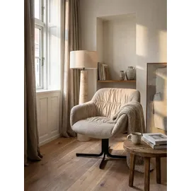 KADIMA DESIGN Loungesessel Samt 64 x 74 x 68 cm Beige
