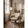 KADIMA DESIGN Loungesessel Samt 64 x 74 x 68 cm Beige