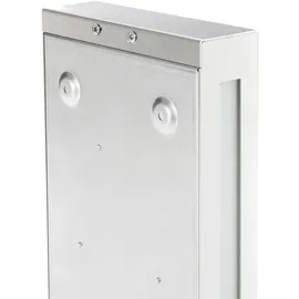 CMD Außenwandleuchte Edelstahl 28 x 14 cm 1er Set silber