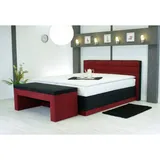 Westfalia Schlafkomfort Boxspringbett, rot
