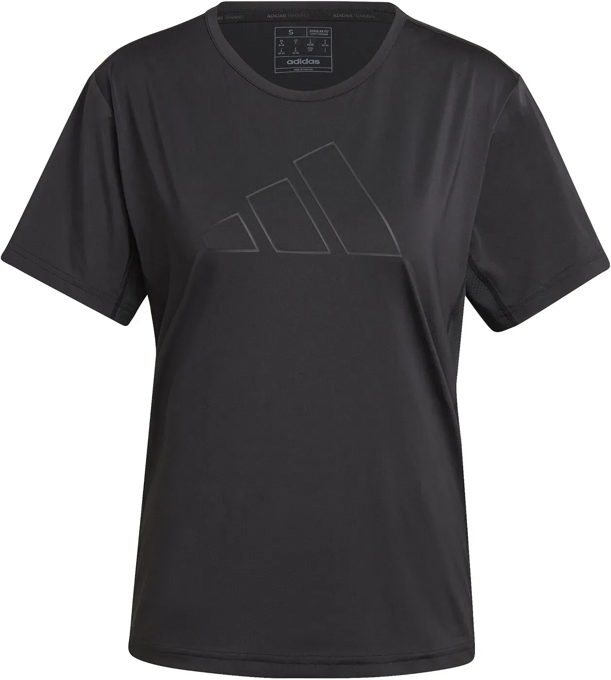 adidas SHIRT TRAINING BIG LOGO Damen Trainings- T-Shirt schwarz - XL