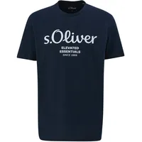 S.Oliver T-Shirt, aus atmungsaktiver Baumwolle s.Oliver blau