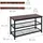 Relaxdays Schuhregal 80 x 45 x 30 cm mehrfarbig / schwarz-braun
