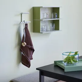 Hübsch Wandgarderobe Flip Hellgrau