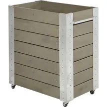 Plus Cubic Blumenkasten 87 x 50 x 95 cm Graubraun