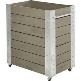 Plus Cubic Blumenkasten 87 x 50 x 95 cm Graubraun