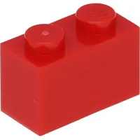 50 Stück LEGO, Teile Nr. 3004 in Rot (Red)