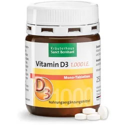 Vitamin D3 1,000 I.U. Mono-Tablets - 63 g