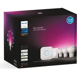 Philips Hue White & Color Ambiance GU10 Bluetooth Starter Kit + Bewegungsmelder