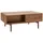 miliboo Rechteckiger Couchtisch Schwarz Nussbaum 100 x 0 x 0 cm