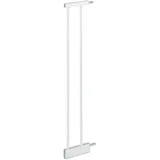 Relaxdays Türschutzgitter Verlängerung 14 cm, ohne Bohren, Treppenschutzgitter Erweiterung, Klemm-Türgitter, Stahl, weiß