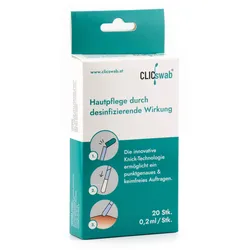 CLICswab® Hautpflege durch desinfizierende Wirkung Lösung 20 St
