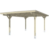 SKANHOLZ Skan Holz Carport Odenwald 428 x 648 cm,