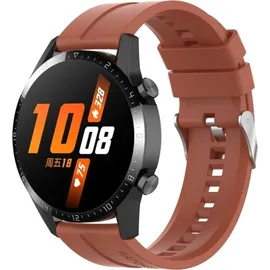 König Design Sport Ersatz Armband für Huawei Watch GT 3 42 mm Silikon Band Loop, Farbe:Cabernet-Orange