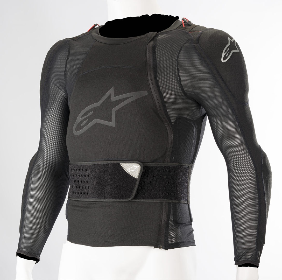 Alpinestars Sequence Protektionsjacke lange Ärmel, schwarz, Größe 2XL für Männer