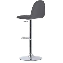 by living Barstuhl 2er-Set ¦ grau ¦ Maße (cm): B: 41 H: 110